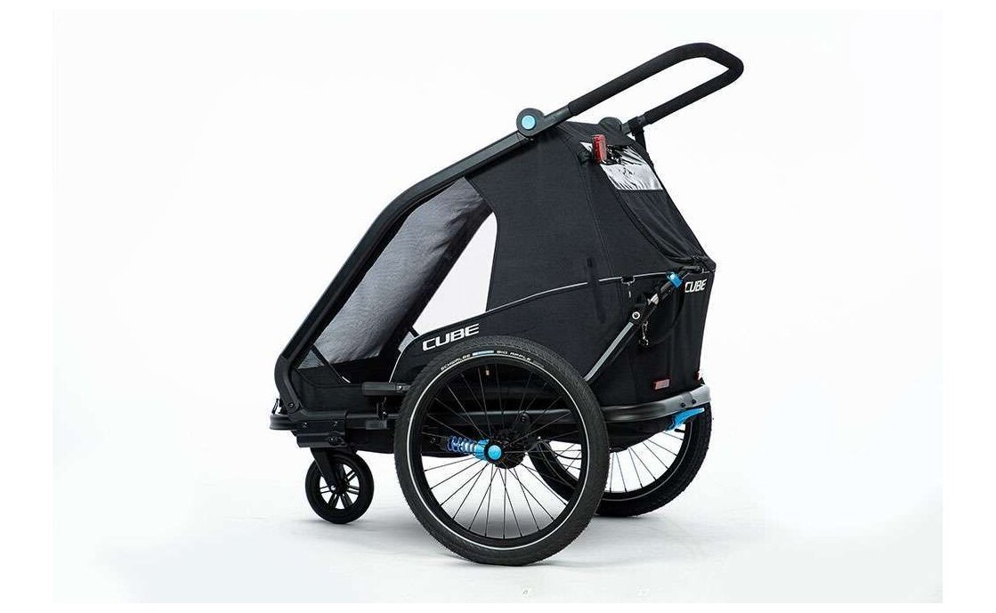 Cube Kinder Fahrradanhänger Double CMPT – Bild 2