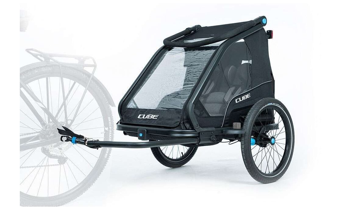 Cube Kinder Fahrradanhänger Double CMPT – Bild 8