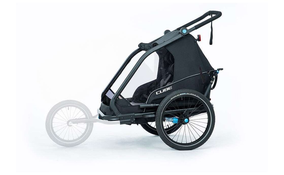 Cube Kinder Fahrradanhänger Double CMPT – Bild 9